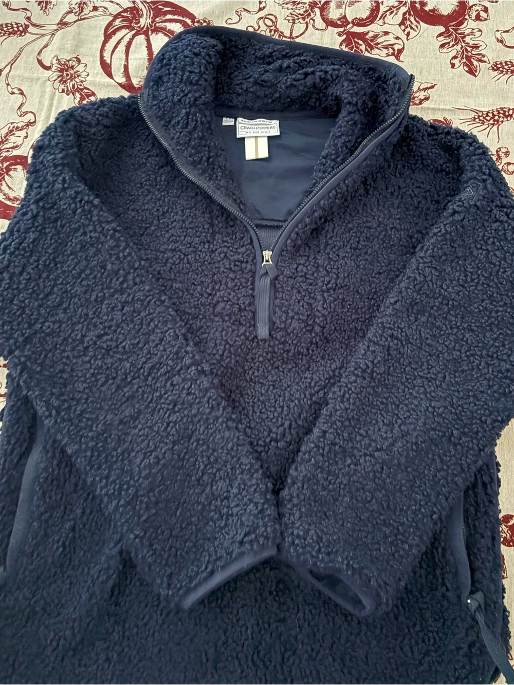 Craghoppers Navy Sherpa Half-Zip Pullover